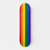 Rainbow Pride Flag skateboard (Voorkant)