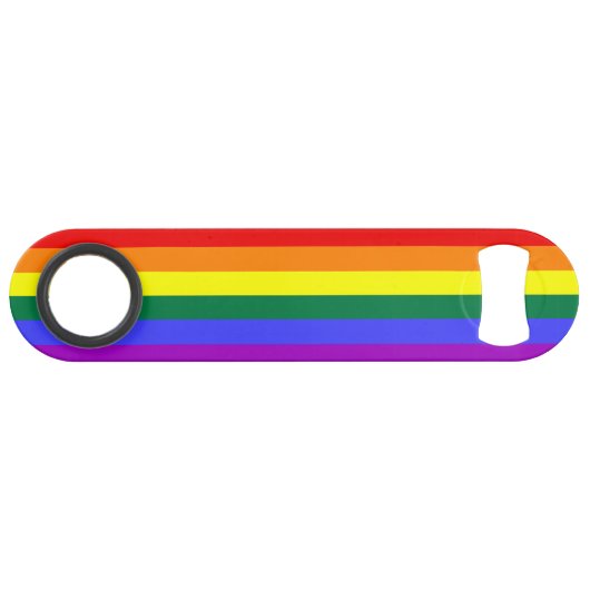 Rainbow Pride Flag Speed Flessenopener (Voorkant (Horizontaal))