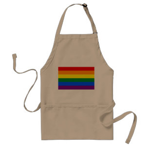 Rainbow Pride Flag Standaard Schort