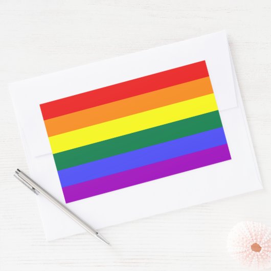 Rainbow Pride Flag Sticker (Envelop)