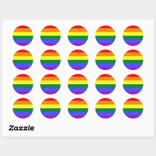 Rainbow Pride Flag Sticker (Vel)