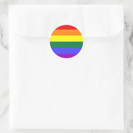 Rainbow Pride Flag Sticker (Tas)