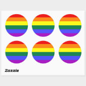 Rainbow Pride Flag Sticker (Vel)