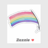 Rainbow Pride Flag Sticker (Vel)