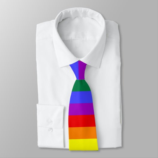 Rainbow Pride Flag Stropdas (Gebonden)