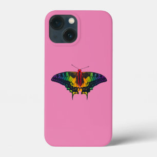 Rainbow Pride Flag Swallowtail Butterfly Case-Mate iPhone Case