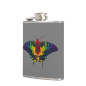 Rainbow Pride Flag Swallowtail Butterfly Heupfles (Links)
