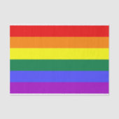 Rainbow Pride Flag Tissuepapier (Voorkant)