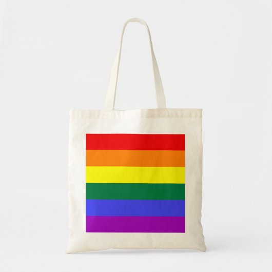 Rainbow Pride Flag Tote Bag (Voorkant)
