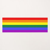 Rainbow Pride Flag Yogamat (Achterkant (horizontaal))