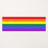 Rainbow Pride Flag Yogamat (Voorkant (horizontaal))