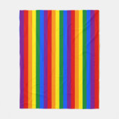 Rainbow Pride Fleece Deken (Voorkant)