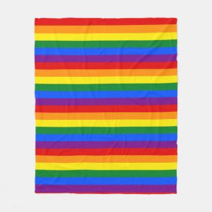 Rainbow Pride Fleece Deken