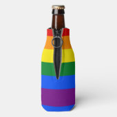 Rainbow Pride Flesjeskoeler (Fles Achterkant)