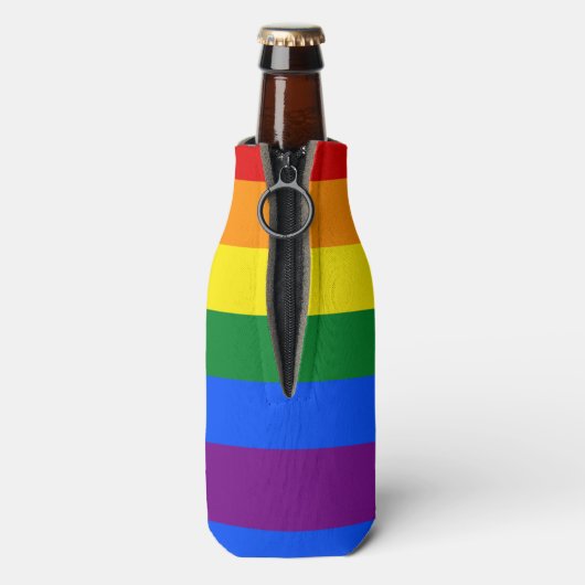 Rainbow Pride Flesjeskoeler (Fles Achterkant)