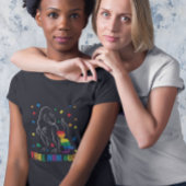 Rainbow Pride Free Mam Hugs Dinosaur Cute T-shirt