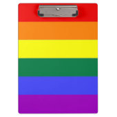 Rainbow Pride Gay Flag Klembord (Voorkant)