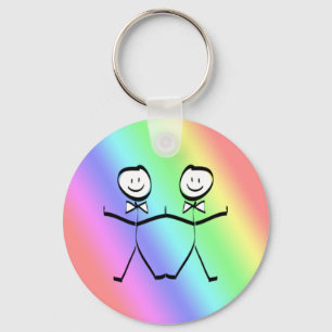 Rainbow Pride Gay Wedding Favors Sleutelhanger