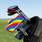 Rainbow Pride Gelijke Rechten Diversiteit Inclusie Golfheadcover (Insitu)
