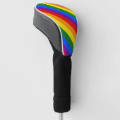 Rainbow Pride Gelijke Rechten Diversiteit Inclusie Golfheadcover (Schuin)
