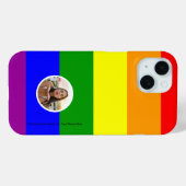 Rainbow Pride gepersonaliseerde mobiele telefoon c Case-Mate iPhone Case (Achterkant (horizontaal))