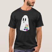 Rainbow Pride Ghost T-shirt (Voorkant)