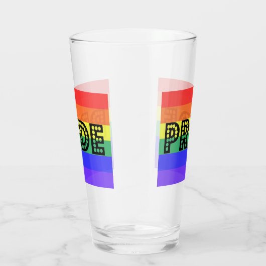 Rainbow Pride Glas (Rechts)