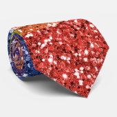 Rainbow Pride Glitter Sequin kijk Stropdas (Opgerold)