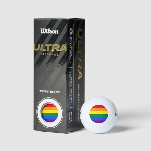 Rainbow Pride Golfballen (Verpakking)