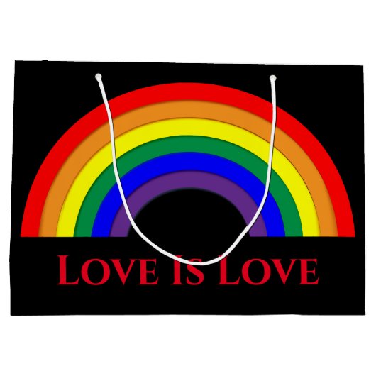 Rainbow Pride Groot Cadeauzakje (Achterkant)