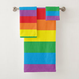 "Rainbow Pride"-handdoekset Bad Handdoek
