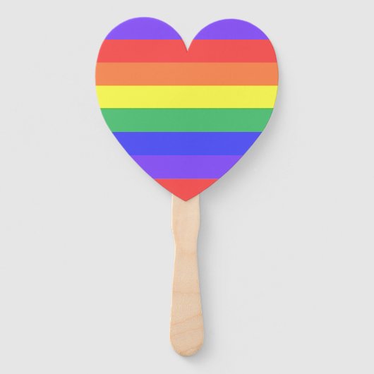 Rainbow Pride Handwaaier (Achterkant)