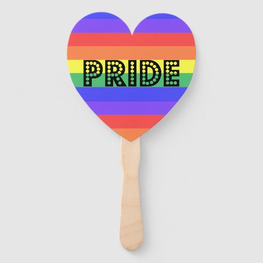 Rainbow Pride Handwaaier (Voorkant)