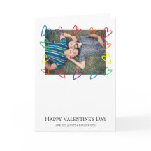 Rainbow Pride Heart Lijst Foto LGBT Gay Valentijn