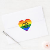 Rainbow Pride Heart Sticker (Envelop)