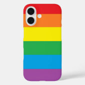 "Rainbow Pride" Hoesje-Mate iPhone Case (Achterkant)