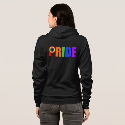 Rainbow PRIDE Hoodie (Achterkant volledig)