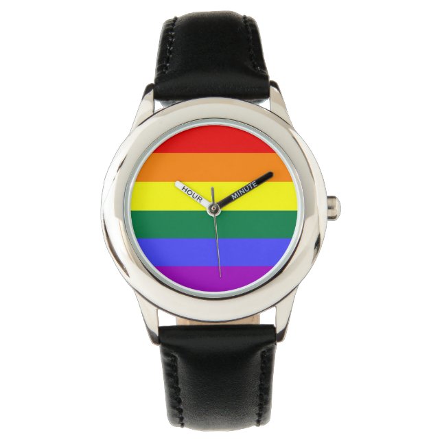 Rainbow Pride Horloge (Voorkant)
