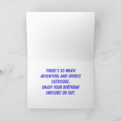 Rainbow Pride Kajak Verjaardag 5" x 7" Verjaardag  Kaart (Binnen)