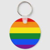 Rainbow Pride Keyring Sleutelhanger (Voorkant)
