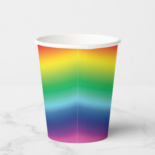Rainbow pride kleuren lgbt lgbtq patroonpartij papieren bekers (Rechts)