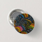 Rainbow pride knop ronde button 3,2 cm (Voorkant /achterkant)