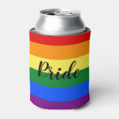 Rainbow Pride Koelbox Blikjeskoeler (Blikje Voorkant)
