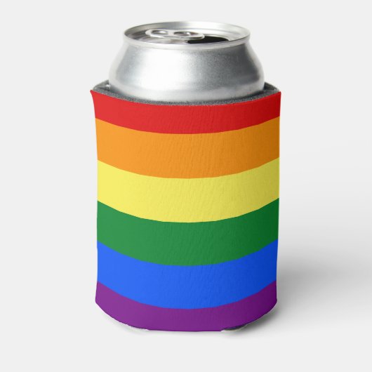 Rainbow Pride Koelbox Blikjeskoeler (Blikje Achterkant)
