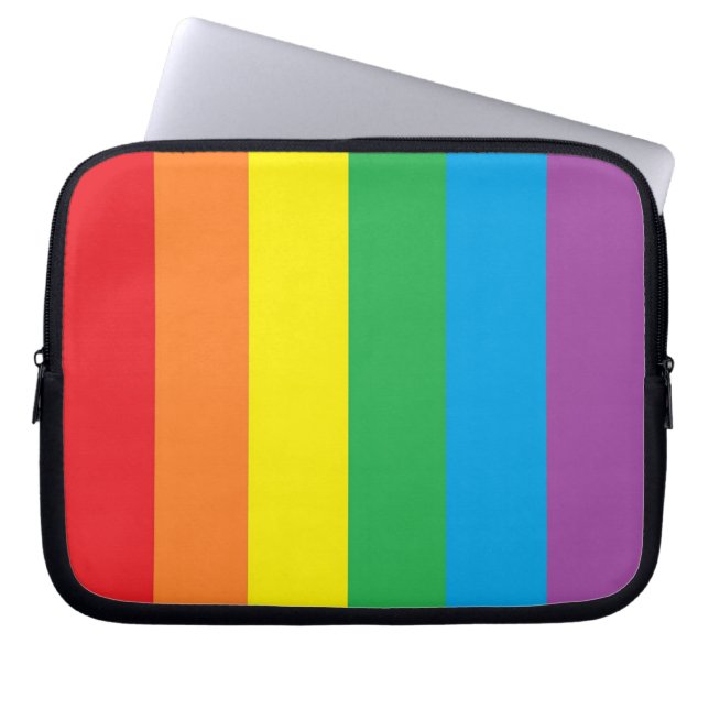 "Rainbow Pride" Laptop Sleeve (Voorkant)
