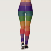 Rainbow Pride-Leggings met "frag"-stijl Leggings (Achterkant)