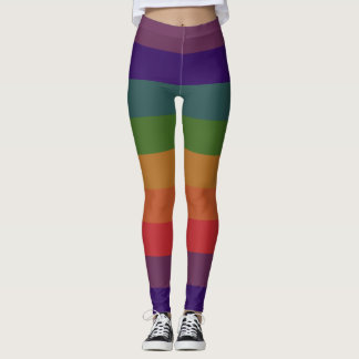 Rainbow Pride-Leggings met "frag"-stijl Leggings