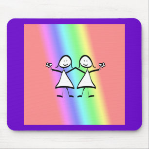 Rainbow Pride Lesbian Brides Muismat