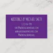 Rainbow Pride LGBT Cake Wedding Planner Bakery Visitekaartje (Achterkant)