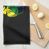 Rainbow Pride LGBT T-shirt Theedoek (Quarter Fold)